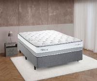 Cama Casal Herval Silver com Pillow Top e Molas Ensacadas 69x138x188cm - Cinza - 3