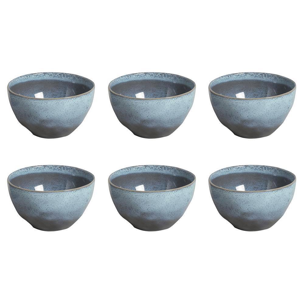 Conjunto de Bowls Orgânicos Breeze Porto Brasil em Stoneware 558ml – 6 Peças - 1