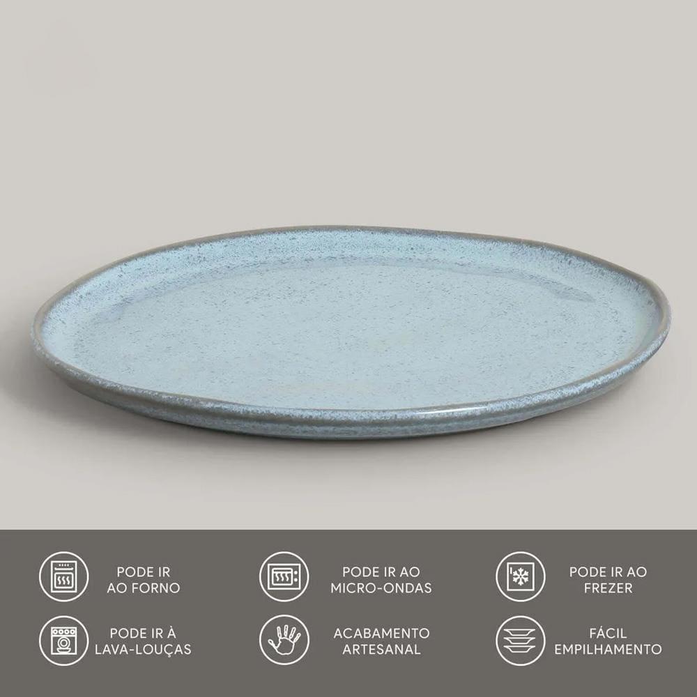 Conjunto de Pratos Rasos Porto Brasil Linhas Bio Breeze 27,5cm - 6 Peças - 3