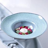 Conjunto com 4 Pratos para Massa Porto Orgânico Breeze em Stoneware 28cm – Azul - 2