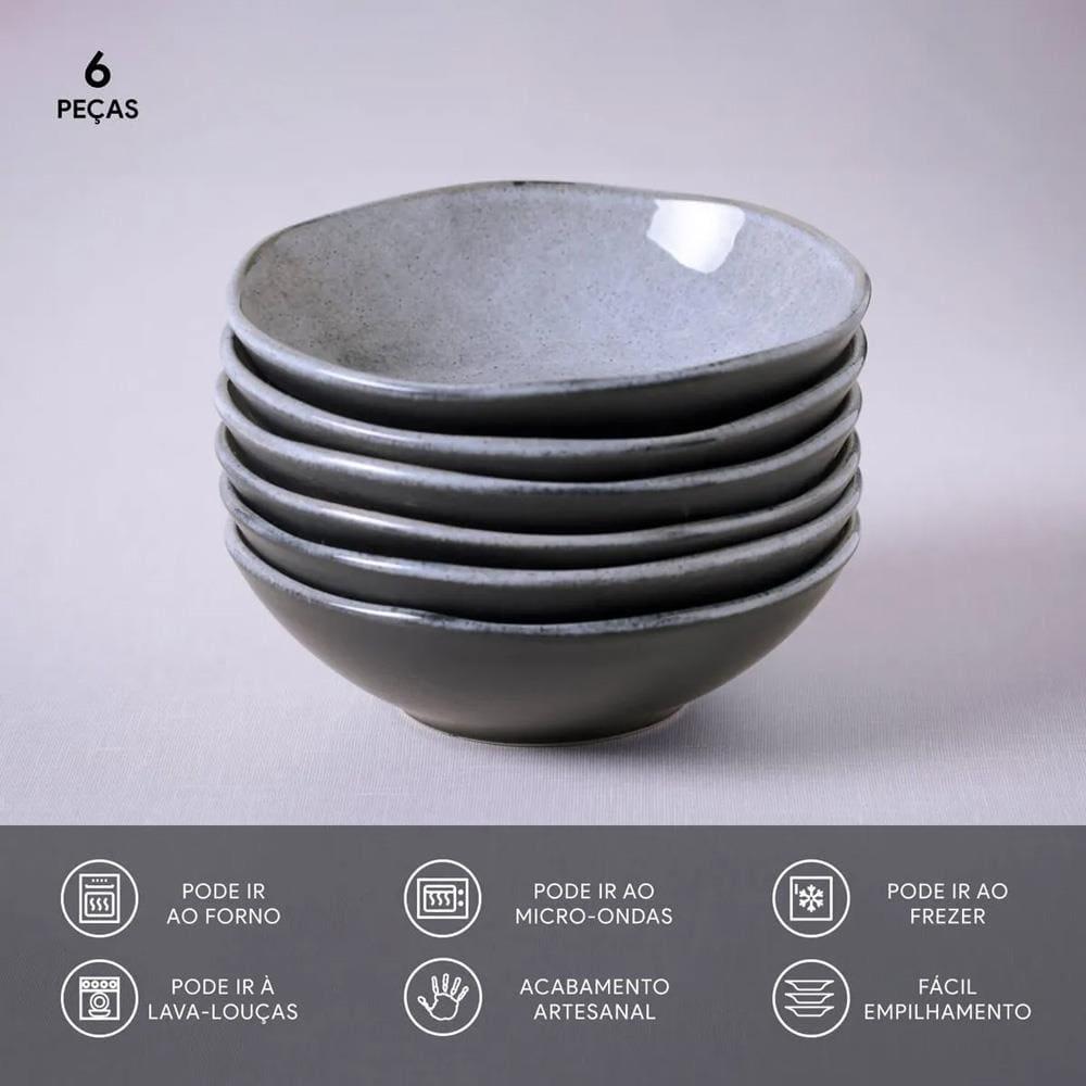 Conjunto de Cumbucas Porto Brasil Orgânico Dust 520ml - 6 Peças - 3