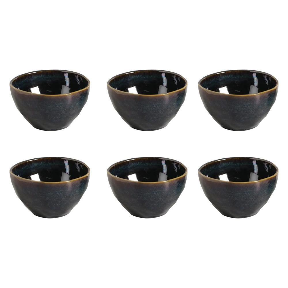 Conjunto de Bowls Orgânicos Oceano Porto Brasil em Stoneware 558ml – 6 Peças - 1