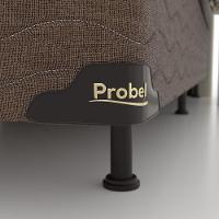 Base Box Queen Size Probel Oregon com Revestimento em Tecido Poliéster 38x158x198cm - Marrom - 2
