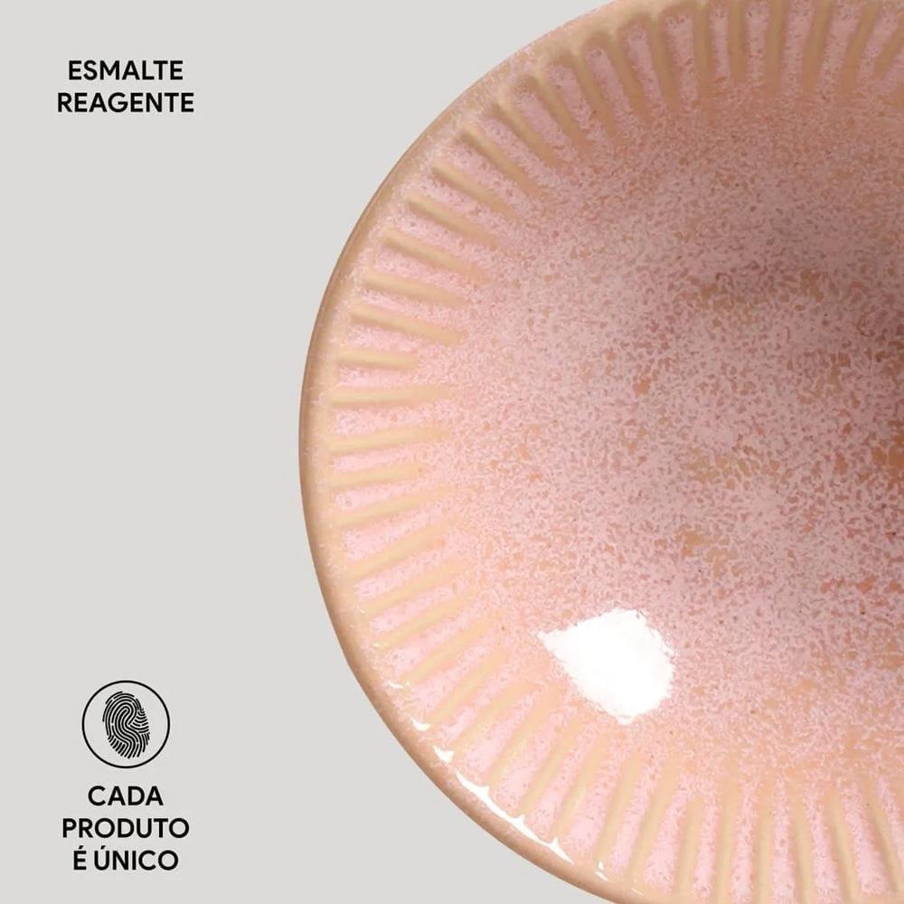 Conjunto de Cumbucas Porto Brasil Linhas Litchi 370ml - 6 Peças - 4