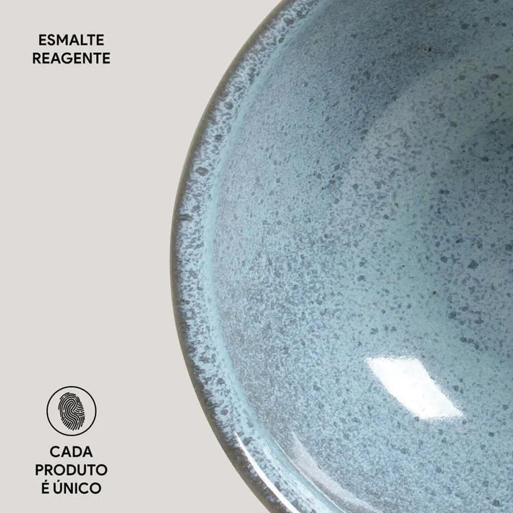 Conjunto de Cumbucas Porto Brasil Coup Stoneware Breeze 360ml - 6 Peças - 5