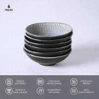 Conjunto de Cumbucas Porto Brasil Linhas Dust 370ml - 6 Peças - 3