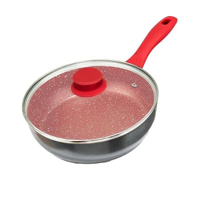 Panela Philco PPH240APR com Tampa de Vidro e Revestimento Antiaderente Redstone 24cm - Cinza e Vermelha