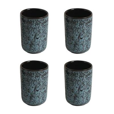 Conjunto de Copos Porto Brasil Neo Stoneware Night Sky 110ml - 4 Peças