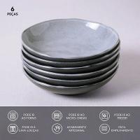 Conjunto de Pratos Fundos Porto Brasil Bio Dust 830ml – 6 Peças - 3