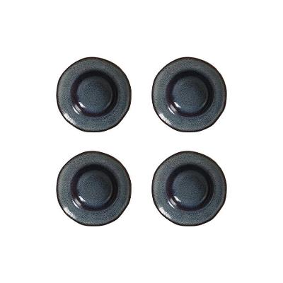 Conjunto de Pratos de Sobremesa Porto Brasil Orgânico Titanium 250ml - 4 Peças