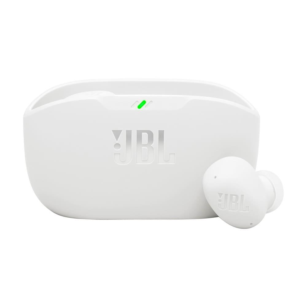 Fone de Ouvido JBL Wave Beam Buds 2 Pure Bass Bluetooth com Cancelamento de Ruído e Smart Ambient - Branco - 1