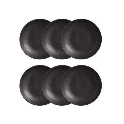 Conjunto de Pratos Fundos Porto Brasil Bio Preto Matte 1,1 litros – 6 Peças