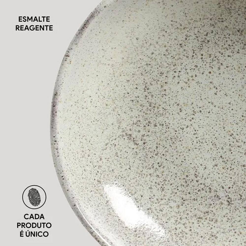 Conjunto de Pratos Fundos Porto Brasil Bio Pistache 1,1 litros – 6 Peças - 5