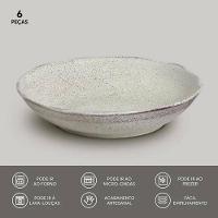 Conjunto de Pratos Fundos Porto Brasil Bio Pistache 1,1 litros – 6 Peças - 3