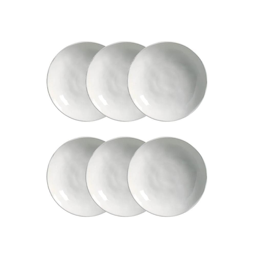 Conjunto de Pratos Fundos Porto Brasil Bio New White 1,1 litros – 6 Peças - 1