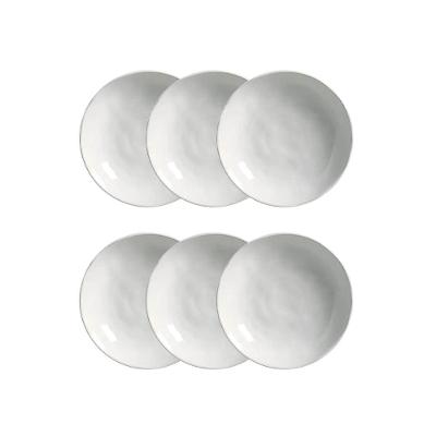 Conjunto de Pratos Fundos Porto Brasil Bio New White 1,1 litros – 6 Peças