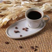 Conjunto de Xícaras de Café com Pires Oval Porto Brasil Neo Latte 110ml - 6 Peças - 2