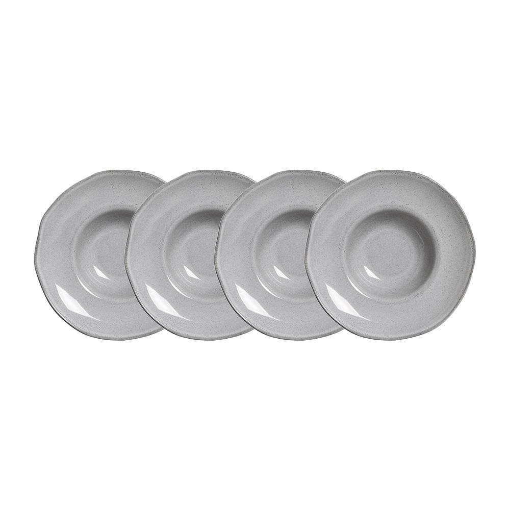 Conjunto de Pratos para Massa Porto Brasil Orgânico Dust 450ml - 4 Peças - 1