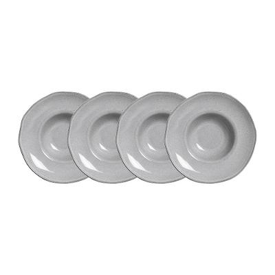 Conjunto de Pratos para Massa Porto Brasil Orgânico Dust 450ml - 4 Peças