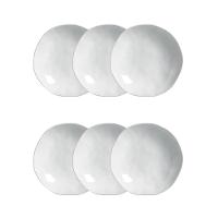 Conjunto de Pratos Fundos Porto Brasil Orgânico New White 600ml - 6 Peças - 1