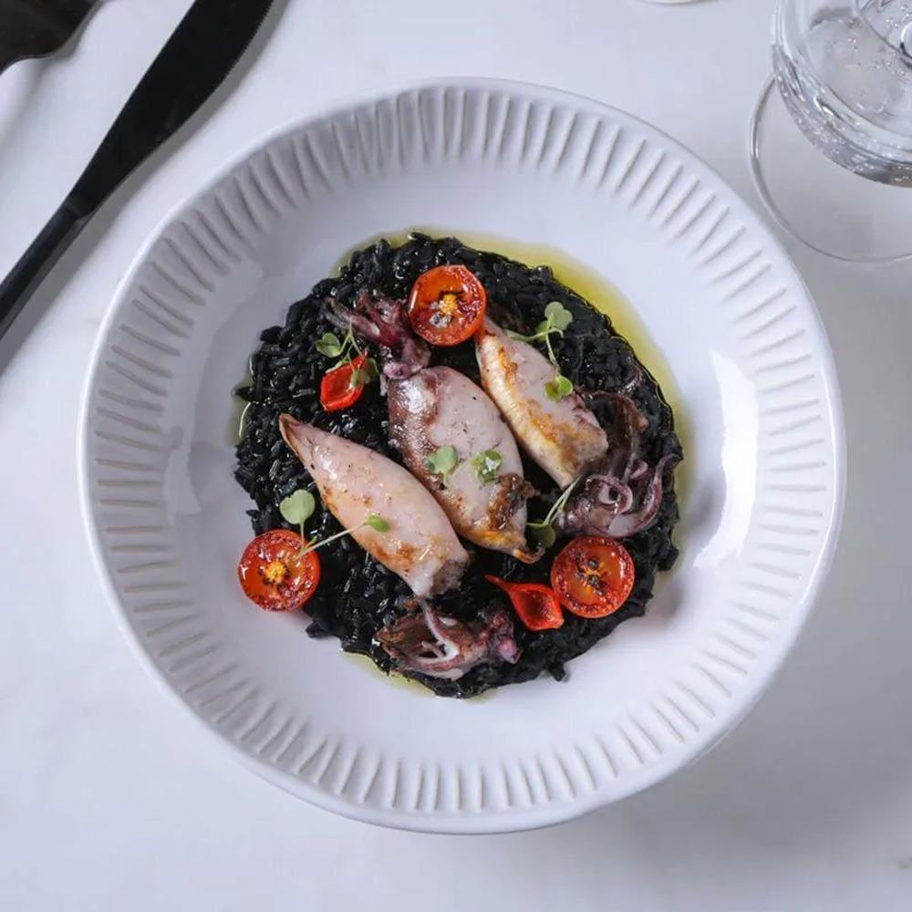 Conjunto de Pratos Fundos Porto Brasil Linhas New White 830ml - 6 Peças - 3