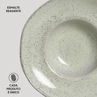 Conjunto de Pratos para Massa Porto Brasil Orgânico Pistache 450ml - 4 Peças - 4