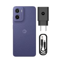 Smartphone Motorola Moto g05 Violeta Vegan Leather 128GB 4GB RAM + 8GB Ram Boost e Camera 50MP, AI Bateria de 5200 mAh Tela 6.7" e Superbrillho - 3