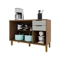 Balcão Indekes Toronto em MDP 15mm com 3 Portas e 2 Gavetas - 120cm de largura - 2