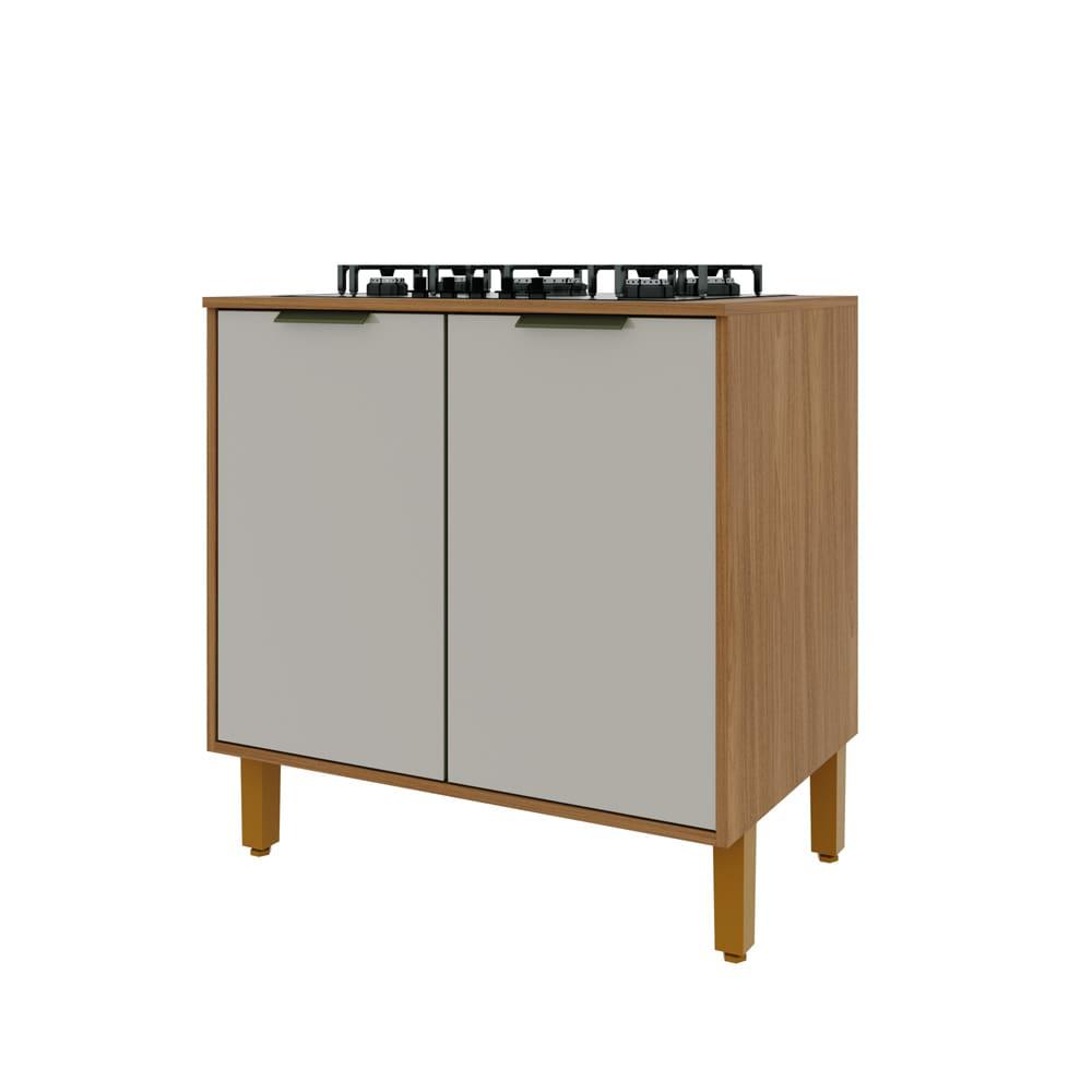 Balcão Indekes Toronto em MDP 15mm com 2 Portas e 1 Prateleira - 80cm de largura - 1