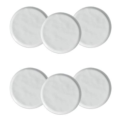 Conjunto de Pratos Rasos Porto Brasil Bio New White 29cm – 6 Peças
