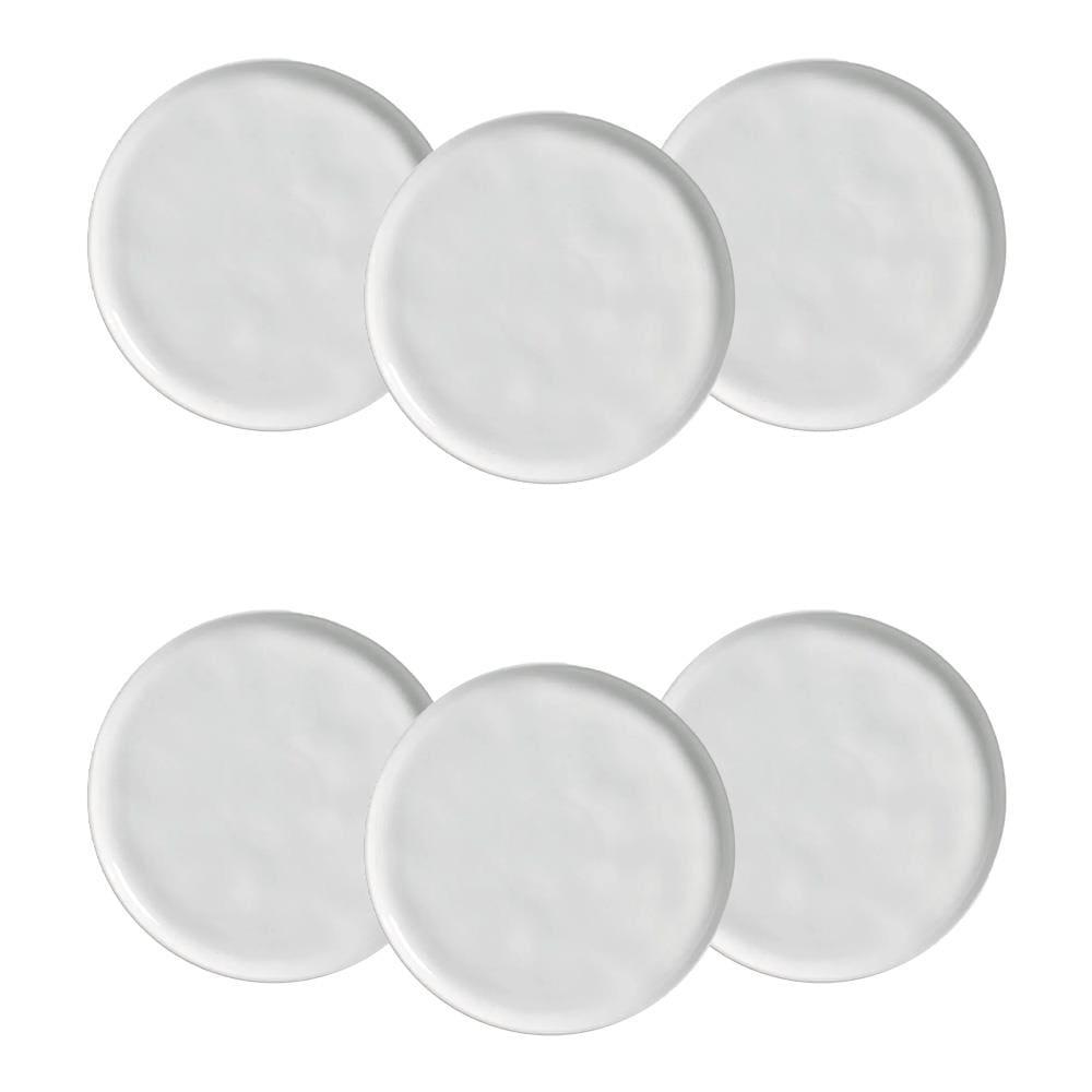 Conjunto de Pratos Rasos Porto Brasil Bio New White 27,5cm – 6 Peças - 1