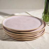 Conjunto de Pratos Rasos Porto Brasil Bio Litchi Rosa Claro 27,5cm – 6 Peças - 2