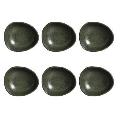 Conjunto de Cumbucas Oval Porto Brasil Orgânico Greenery 265ml - 6 Peças