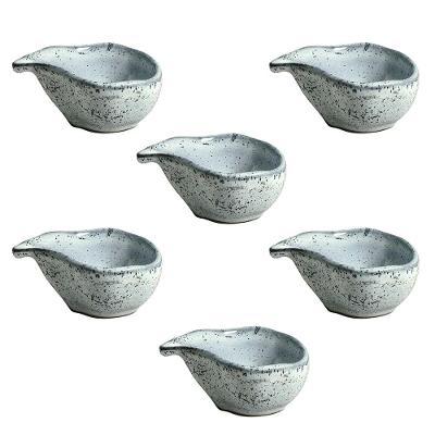 Conjunto de Molheiras Oval Porto Brasil Orgânico Echo 40ml - 6 Peças