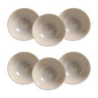 Conjunto de Cumbucas Porto Brasil Coup Stoneware Latte 360ml - 6 Peças - 1