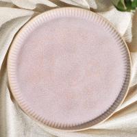 Conjunto de Pratos Rasos Porto Brasil Linhas Litchi Rosa Claro 27,5cm - 6 Peças - 3