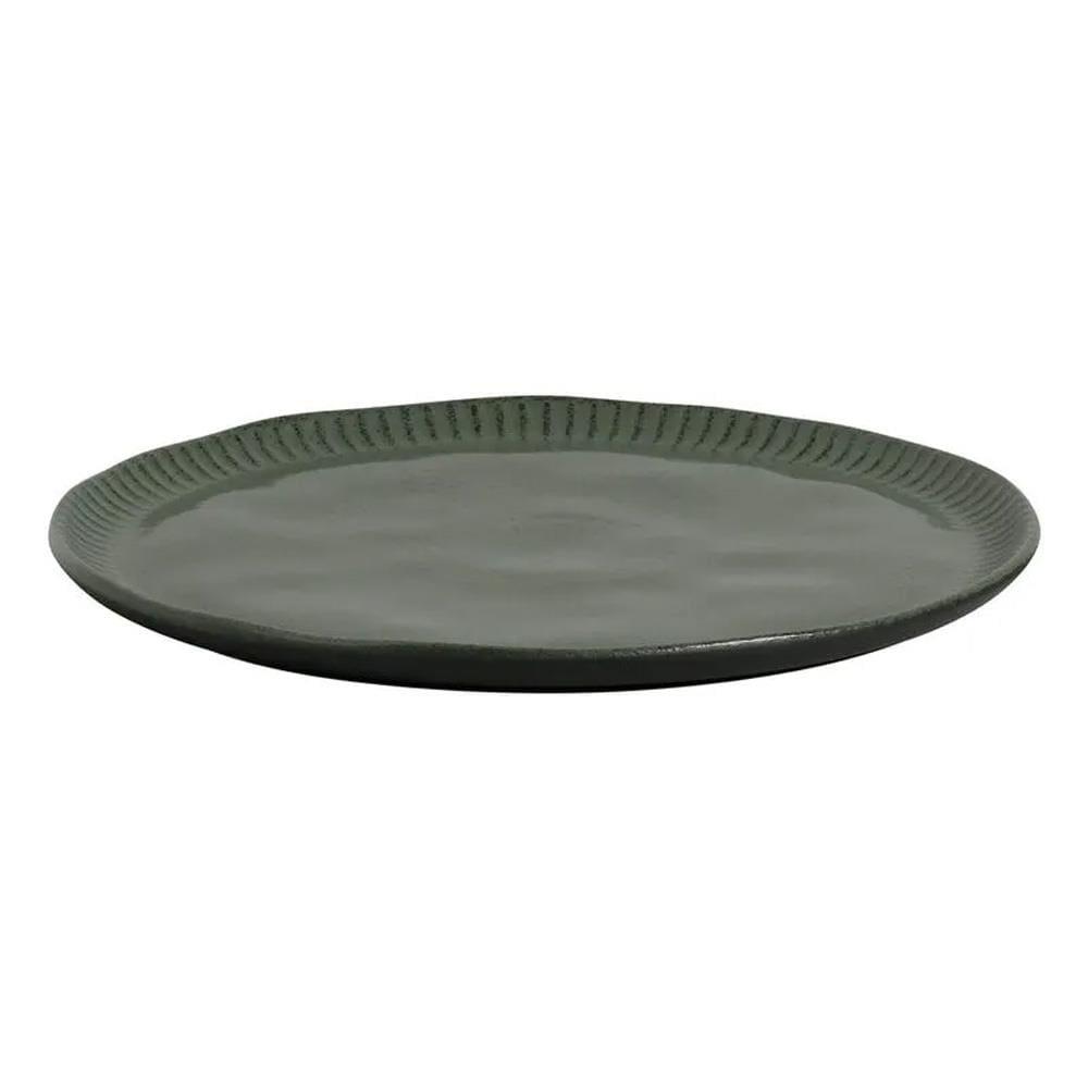 Conjunto de Pratos Rasos Porto Brasil Linhas Greenery Verde 27,5cm - 6 Peças - 2