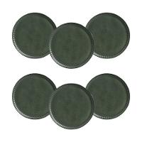 Conjunto de Pratos Rasos Porto Brasil Linhas Greenery Verde 27,5cm - 6 Peças - 1