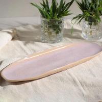 Conjunto de Travessas Oval Rasa Grande Porto Brasil Orgânico Litchi 36x13cm - 4 Peças - 2