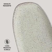 Conjunto de Travessas Oval Rasa Grande Porto Brasil Orgânico Pistache 36x13cm - 4 Peças - 4