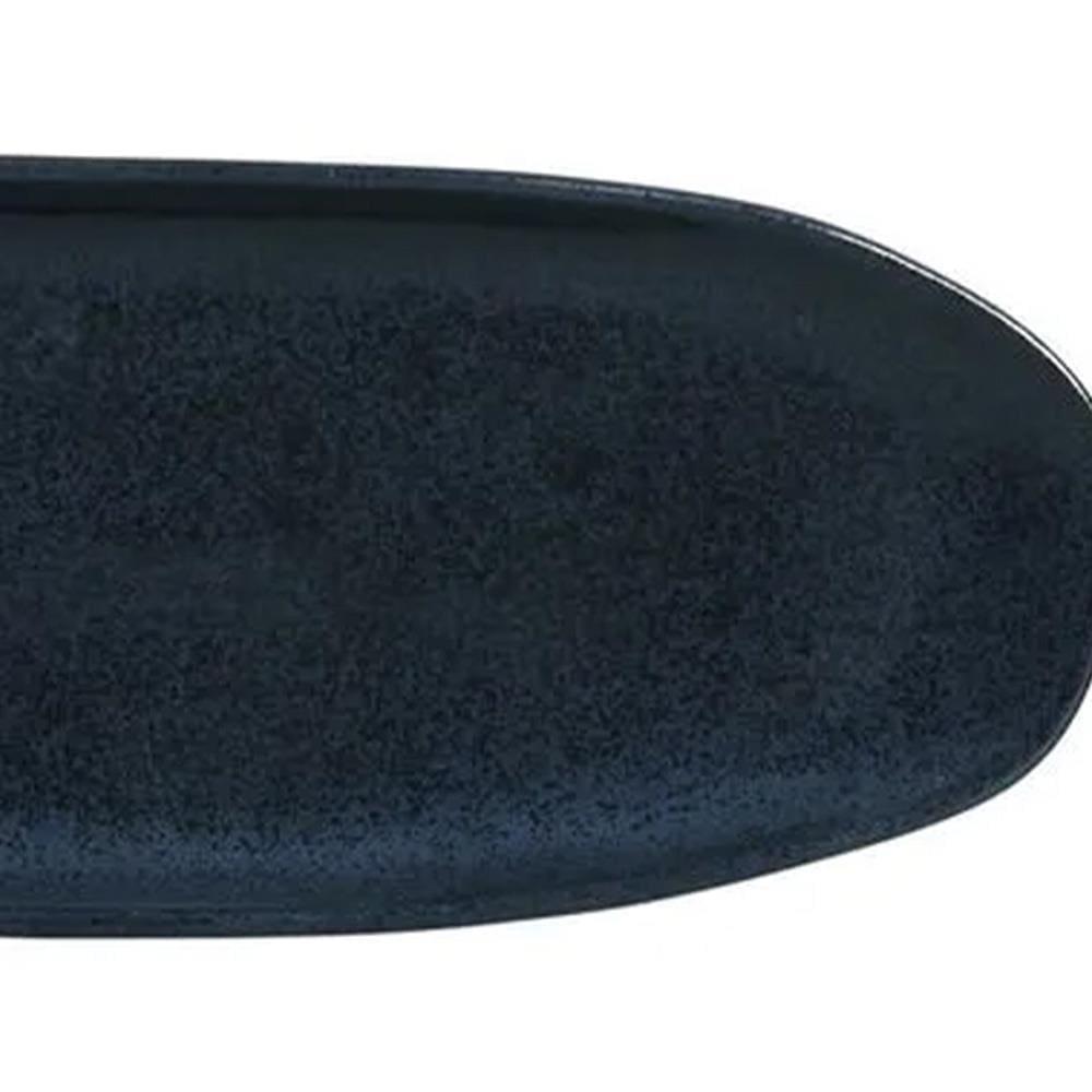 Conjunto de Travessas Oval Rasa Grande Porto Brasil Orgânico Night Blue 36x13cm - 4 Peças - 3