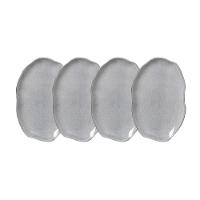 Conjunto de Travessas Oval Rasa Média Porto Brasil Bio Dust 30x20cm - 4 Peças - 1
