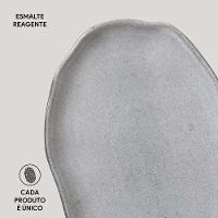 Conjunto de Travessas Oval Rasa Média Porto Brasil Bio Dust 30x20cm - 4 Peças - 4