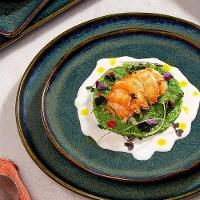 Conjunto de Pratos de Sobremesa Porto Brasil Bio Oceano 21,5cm - 6 Peças - 2