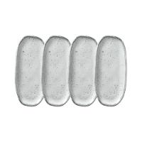 Conjunto de Travessas Oval Rasa Mini Porto Brasil Orgânico Echo 16,5x8cm - 4 Peças - 1