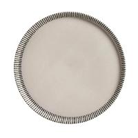 Conjunto de Pratos de Sobremesa Porto Brasil Neo Pulse Cinza 21,5cm - 6 Peças - 2