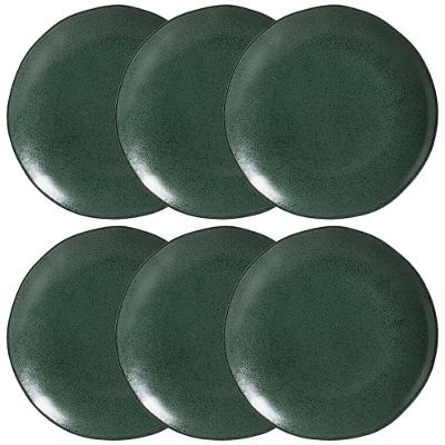 Prato Raso Porto Brasil Orgânico Arauco em Stoneware 26,5 cm – Verde