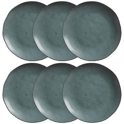 Prato Raso Porto Brasil Orgânico Petroleum em Stoneware 26,5cm – Azul
