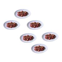Conjunto de Pratos de Sobremesa Ovais Porto Brasil Orgânico New White 22,5cm - 6 peças - 1