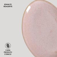 Conjunto de Pratos de Sobremesa Ovais Porto Brasil Orgânico Litchi 22,5cm - 6 peças - 4